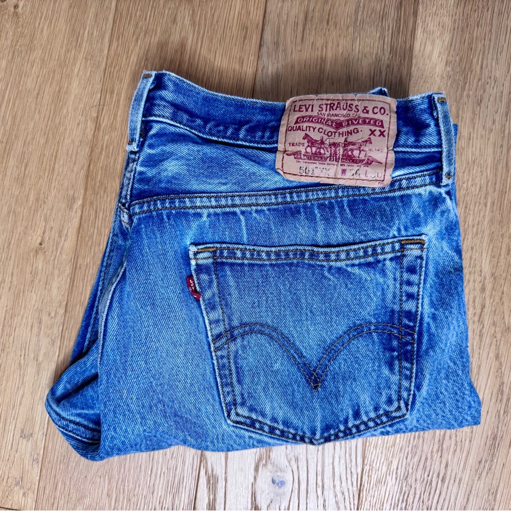 Levi's 501s Vintage Denim Blue Jeans